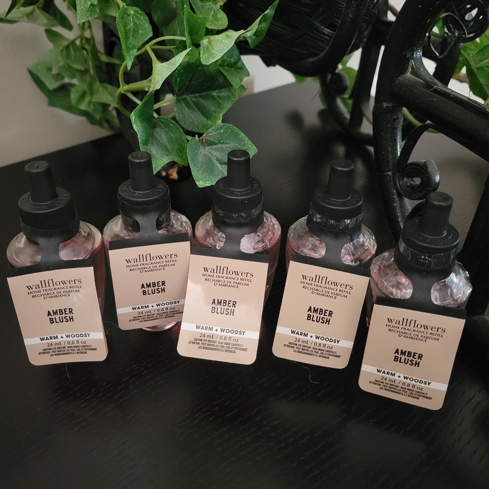 Bath & Body Works Wallflower Amber Blush Fragrance Refill - Black Caps